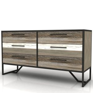 CÓMODA DE 6 CAJONES METRO HAVANA