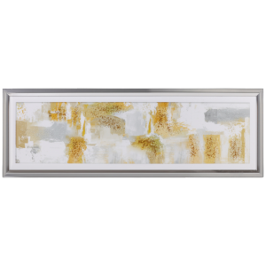 CUADRO CRYSTAL ABSTRACTO AMARILLO