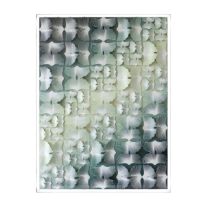 CUADRO PATRONES VERDES/AMARILLOS 3D