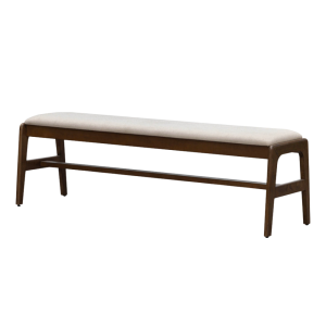 BANCO TAPIZADO REMIX - CREMA