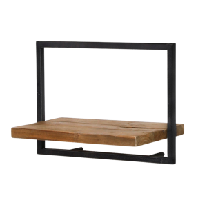 CAJA DE PARED CON MARCO METÁLICO D-BODHI - NATURAL, TIPO A (1/CAJA)