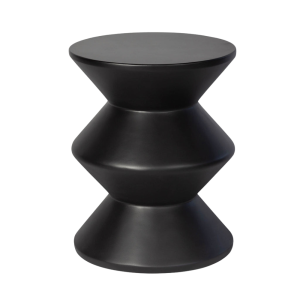 MESA AUXILIAR INVERTIDA DE HORMIGÓN - NEGRA