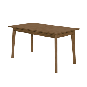 MESA DE COMEDOR EXTENSIBLE PEQUEÑA GIA DE 55/71 PULGADAS - NOGAL CÁLIDO