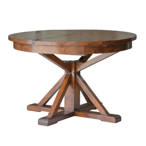 MESA DE COMEDOR EXTENSIBLE REDONDA IRISH COAST DE 120 CM Y 160 CM - AFRICAN DUSK