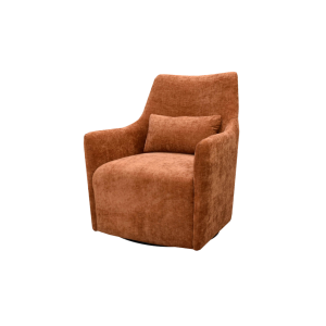 SILLA GIRATORIA LILITH - CHENILLA COLOR LADRILLO