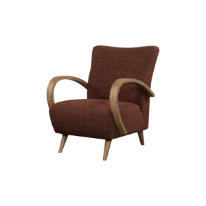 SILLÓN CLUB LOUIS - CHOCOLATE TEXTURIZADO