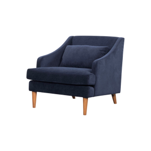 SILLÓN CLUB MISSY - CHENILLA AZUL MARINO