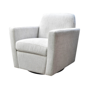 SILLÓN GIRATORIO COOPER - LINO TEJIDO