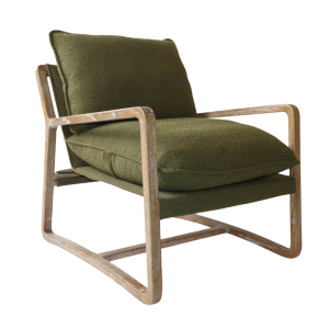 SILLÓN HUNTINGTON CLUB - MOSS BOUCLE