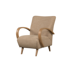 SILLÓN LOUIS CLUB - MIEL TEXTURIZADA