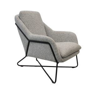 SILLÓN ROMEO - TWEED GRIS CLARO