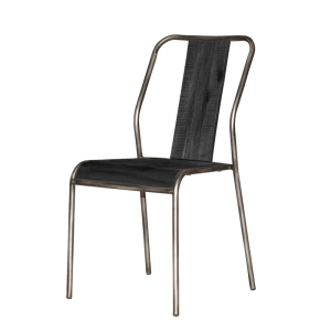 SILLA VINTAGE NEGRA