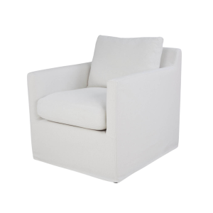 SILLÓN CLUB HESTON - LINO BLANCO