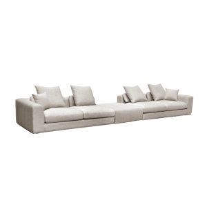 SOFÁ ESTILO SULLIVAN CON OTOMANA - ALBA STONE