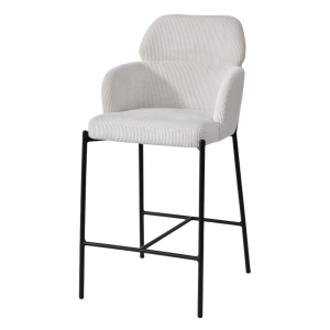 TABURETE DE MOSTRADOR ALLEGRA - PANA BLANCA