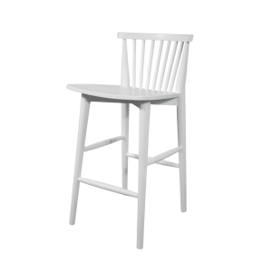 TABURETE DE MOSTRADOR EASTON - BLANCO