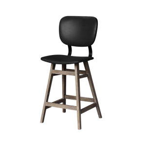 TABURETE DE MOSTRADOR FRASER - NEGRO ANTIGUO