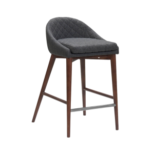 TABURETE DE MOSTRADOR MILA - GRIS OSCURO