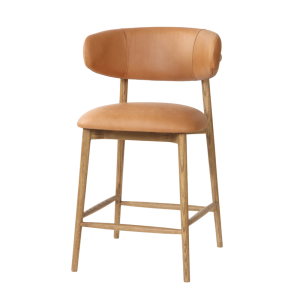 TABURETE DE MOSTRADOR MILO - AVELLANA