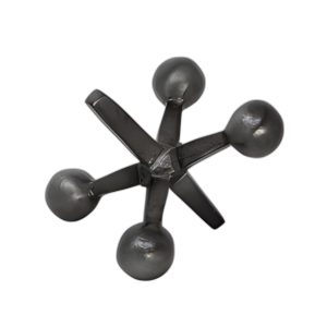 DECORACIÓN DE GATOS DE METAL DE PISTOLA, 5´´