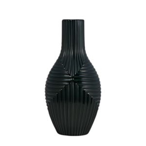 CER, JARRÓN TRIBAL DE 16´´ , BOSQUE VERDE