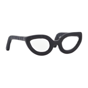 ESCULTURA DE VASOS DE ALUMINIO, NEGRO