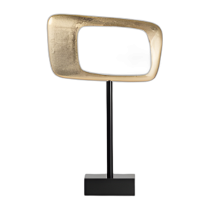 21.75´´ ROMBUS DE ALUMINIO EN STAND, GOLD, KD