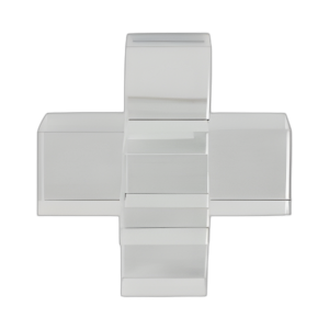 OBJETO GEOMÉTRICO DE CRISTAL, CLARO