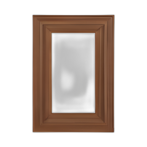 MARCO DE MADERA 24 X 36´´ ESPEJO DE PARED, WB MARRÓN