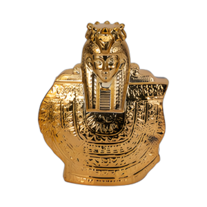 ESCULTURA DE MESA DE CERÁMICA DE 14´´ , ORO