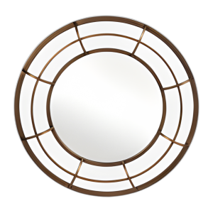 MARCO DE METAL 28´´ ESPEJO DE PARED, ORO - WB