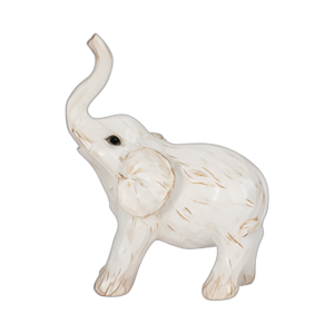 11´´ FIGURA DE ELEFANTE, BLANCO