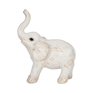 8´´ FIGURA DE ELEFANTE, BLANCO