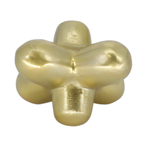 METAL 6´´ ORBE GEOMÉTRICO, ORO