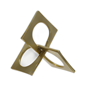 METAL 9´´ SQUARE DECO, ORO