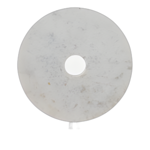 DISCO DE MÁRMOL DE 18X16´´ EN EL SOPORTE, BLANCO