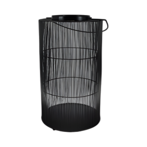 LINTERNA DE ALAMBRE DE METAL DE 26´´ , NEGRO