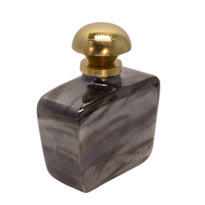 DECANTADOR DE VIDRIO DE 16´´ H CON PERILLA, NEGRO