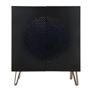 MADERA DE 39X47´´ GABINETE DE MARTILLO, NEGRO