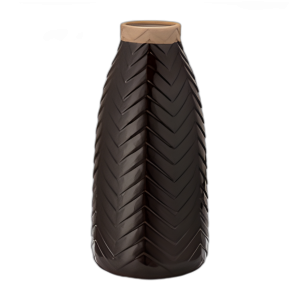 CER, 18´´ CHEVRON VASE, JAVA