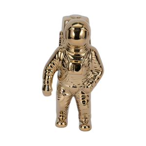11´´ ESTATUILLA DE ASTRONAUTA, ORO