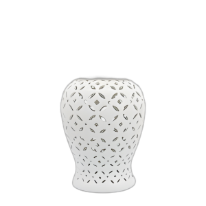 JAR DE TEMPLOS DE MARGARITAS DE 24´´ , BLANCO