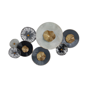 METAL 35´´ PADS DE LIRIO BIDIMENSIONALES, GRIS WB