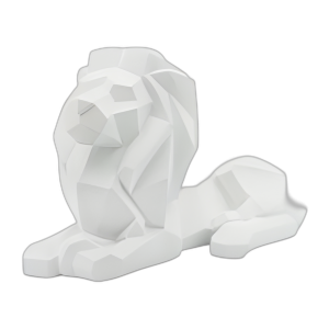 RESINA 13´´ LEON PLANTING, BLANCO