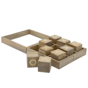 MADERA, 10X10 TIC TAC TOE, NATURAL