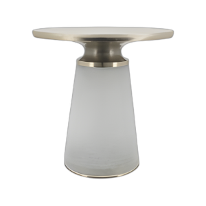 TOP DE METAL, MESA LATERAL NEBULAR DE 18´´ H, HELADA