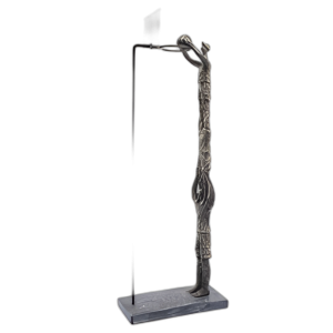 RESINA, DUNK DE 19´´ H 3 HOMBRES, BRONCE