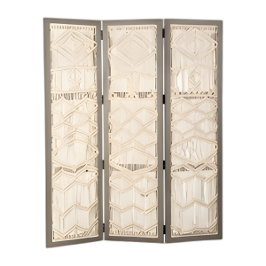 MADERA, 61´´ H DIVISOR DE PARED DE MACRAME, NATURAL