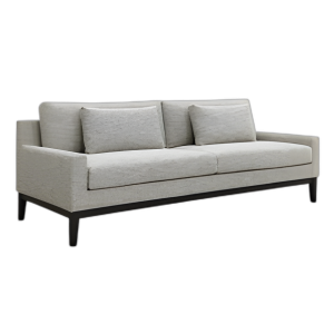 MADERA, SOFÁ REFORZADO DE 3 PLAZAS, BRONCEADO/NEGRO KD