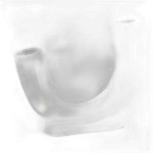 CER, JARRÓN EN FORMA DE 8´´ H U CON BASE, BLANCO